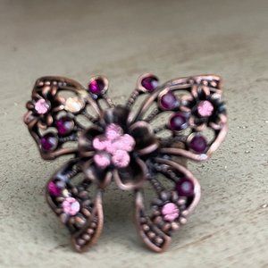 Vintage Butterfly Ring